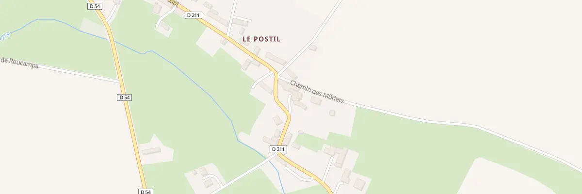 Plan du 15 Rue du Postil Roucamps aux Monts d’Aunay