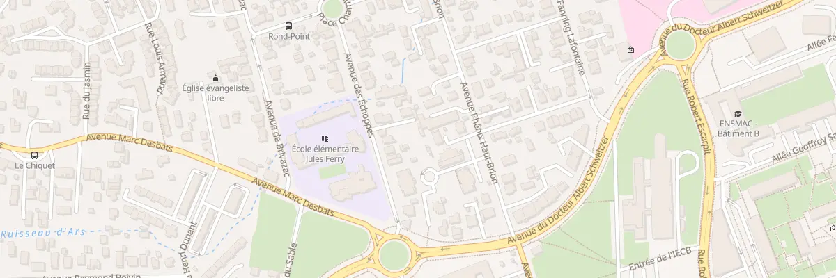 Plan du 61B Av des Echoppes à Pessac