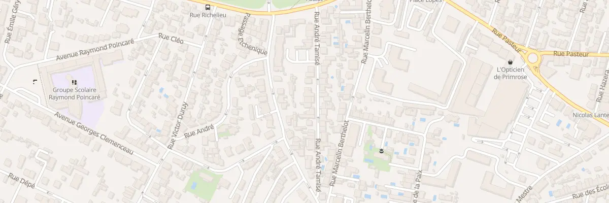 Plan du 29 Rue Andrée Tamisé à Bordeaux