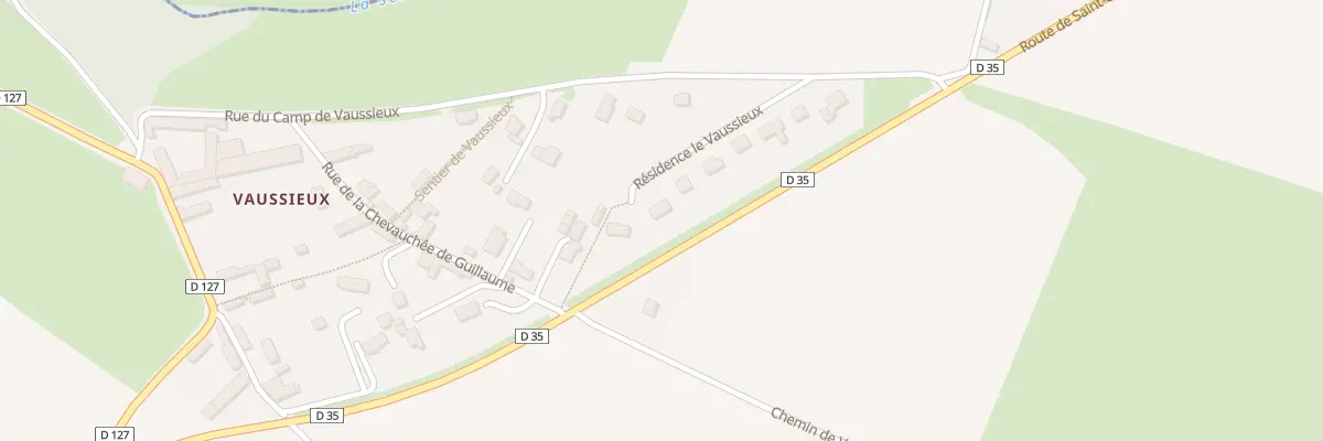 Plan du 14 Res le Vaussieux à Vaux-sur-Seulles