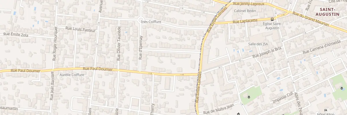 Plan du 12 Rue Charles Boubes à Mérignac