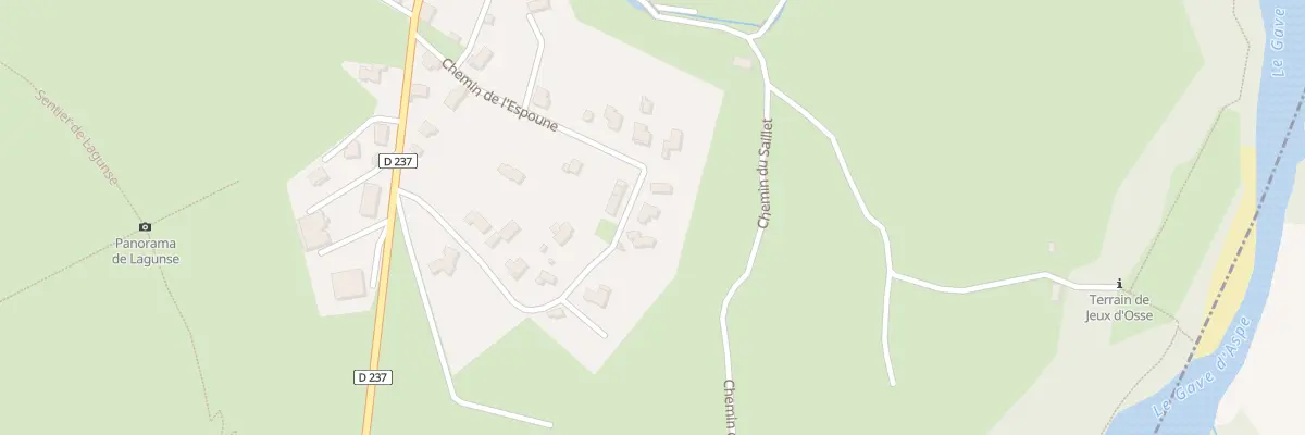 Plan du 253 Che de l’Espoune à Osse-en-Aspe