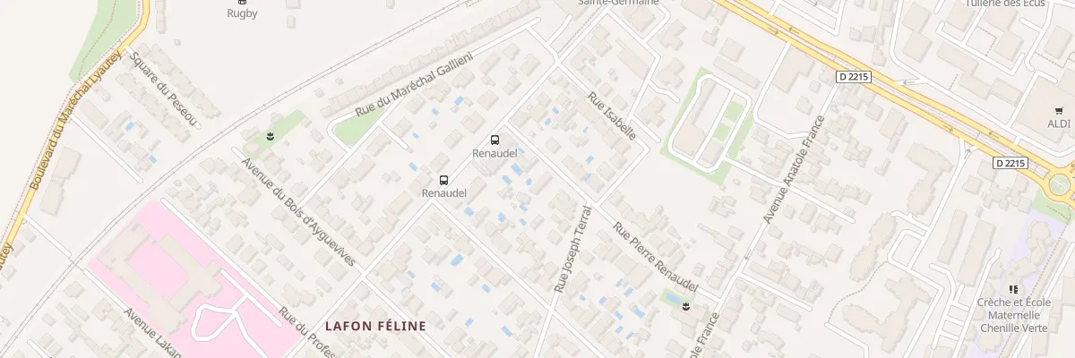 Plan du 28 Rue Pierre Renaudel au Bouscat