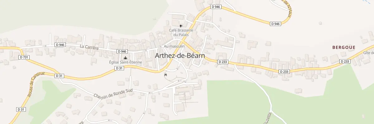 Plan du 16B Pl du Palais à Arthez-de-Béarn