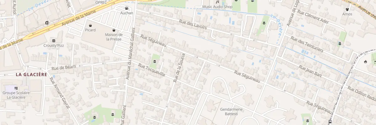 Plan du 41 Rue Seguineau à Mérignac