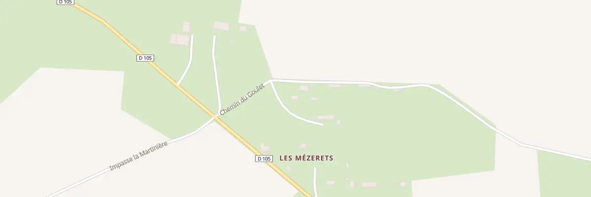 Plan du 2 Che du Goulet - St Vigor des M à Terres de Druance