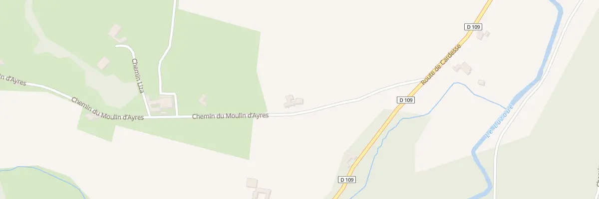 Plan du 9117 Che du Moulin d’ Ayres à Monein