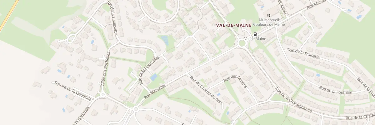 Plan du 60 Rue Merveille à Bouchemaine