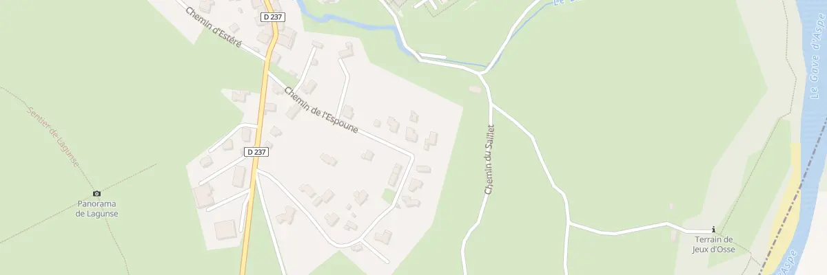 Plan du 211B Che de l’Espoune à Osse-en-Aspe