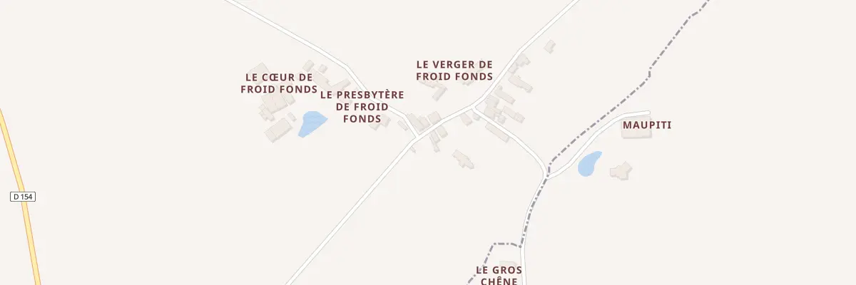 Plan du 1 Froid Fonds à Ruillé-Froid-Fonds