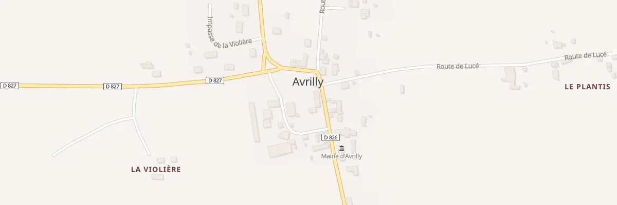 Plan du 11 Le Bourg à Avrilly