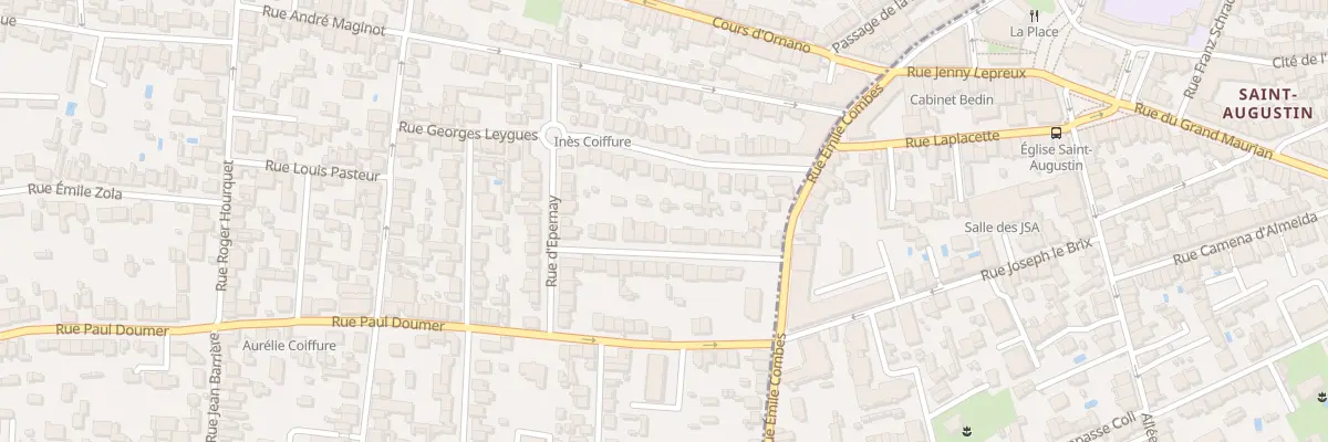 Plan du 17 Rue Charles Boubes à Mérignac