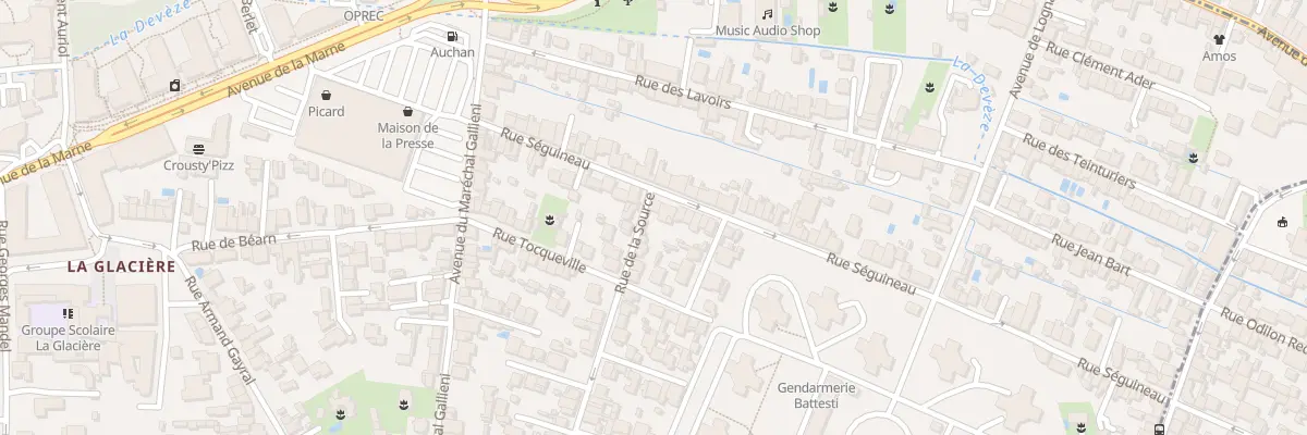 Plan du 39 Rue Seguineau à Mérignac