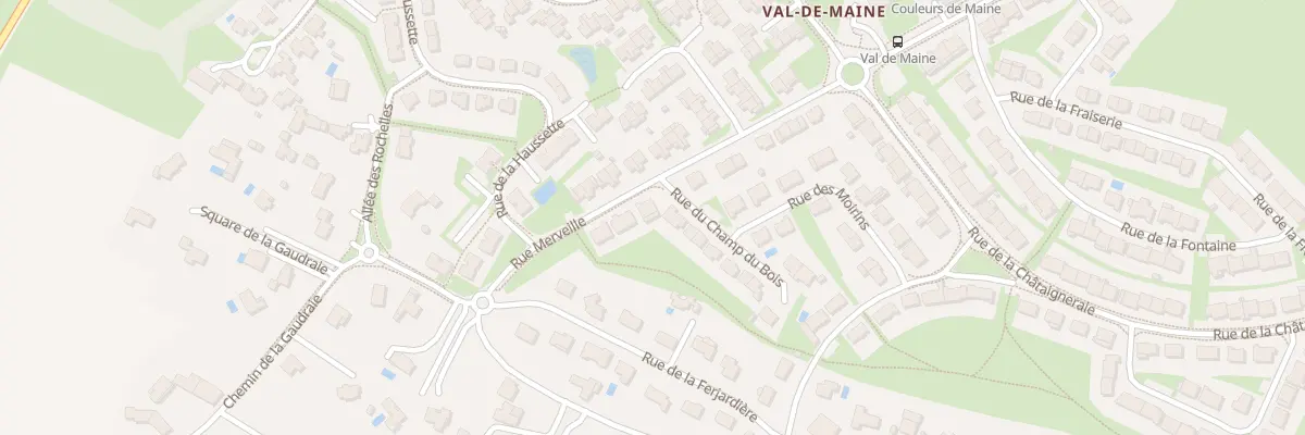 Plan du 53 Rue Merveille à Bouchemaine