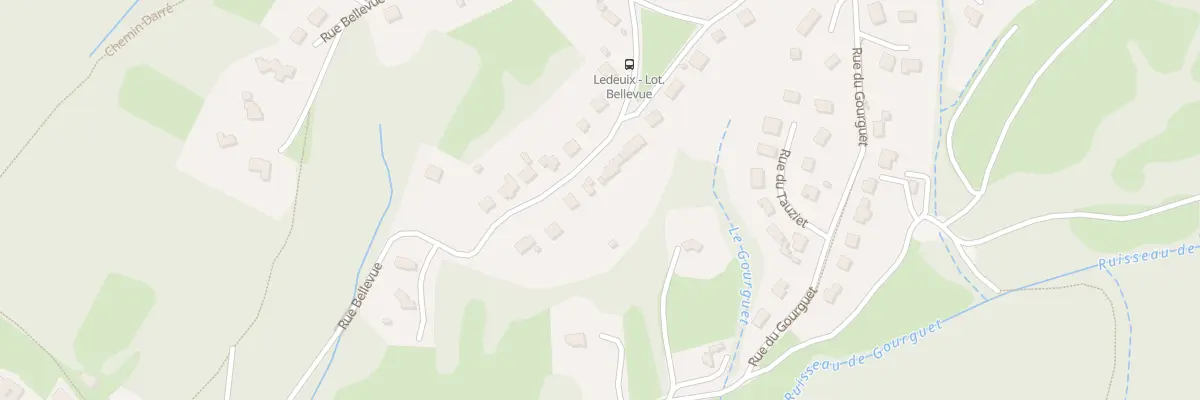Plan du 14 Rue Bellevue à Ledeuix