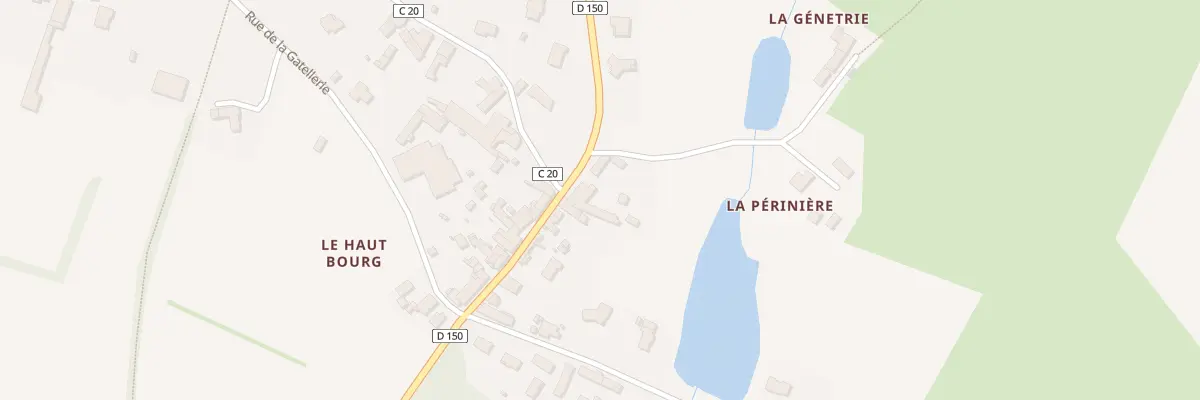 Plan du 18B Rue du Haut Bourg à Cirières