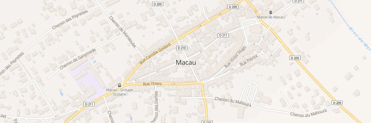 Plan du 33 Rue Gambetta à Macau