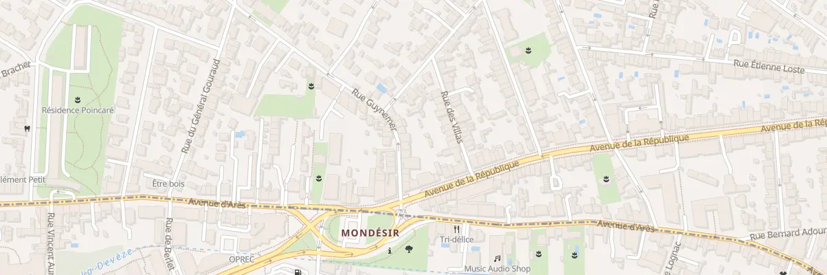Plan du 19 Rue Guynemer à Bordeaux