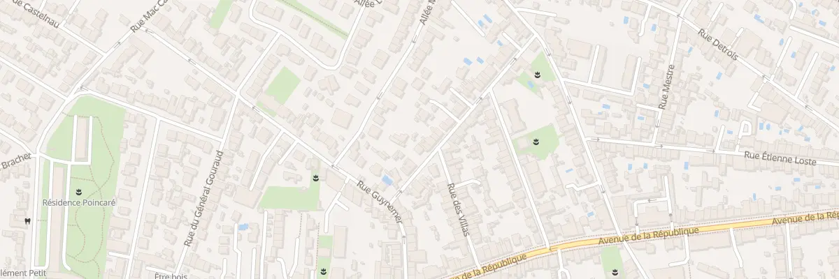 Plan du 49 Rue Jean Grondel à Bordeaux