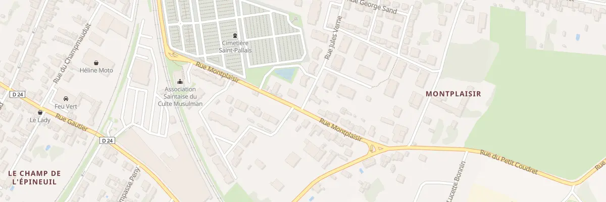 Plan du 36 Rue Jules Verne à Saintes