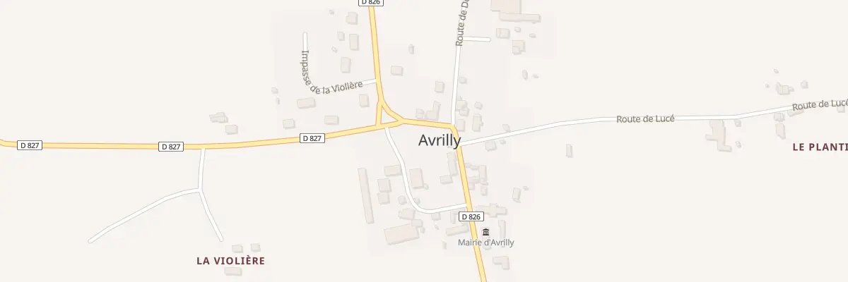 Plan du 5004 Le Bourg à Avrilly