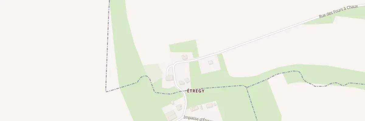 Plan du 5016 Etregy à Vendes