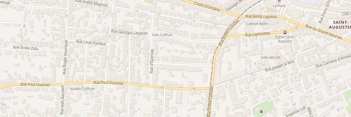 Plan du 21 Rue Charles Boubes à Mérignac