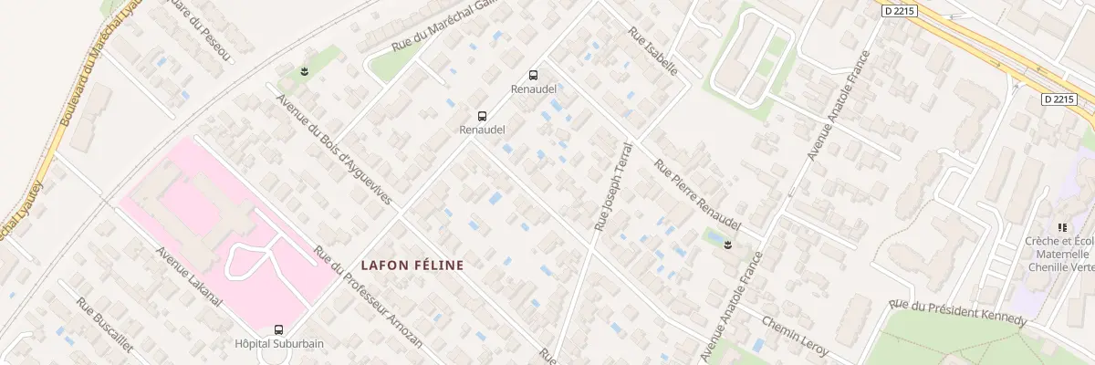 Plan du 25 Rue Marcel Sembat au Bouscat