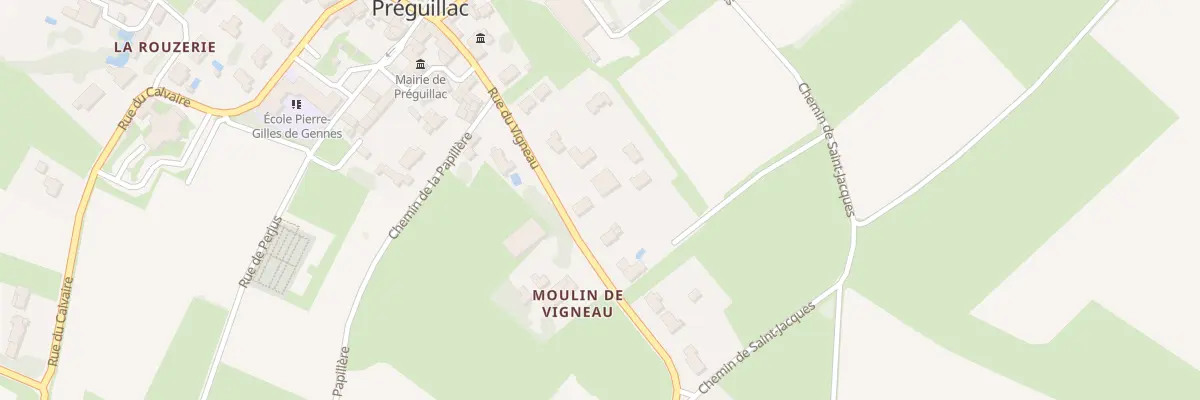 Plan du 19 Rue du Vigneau à Préguillac