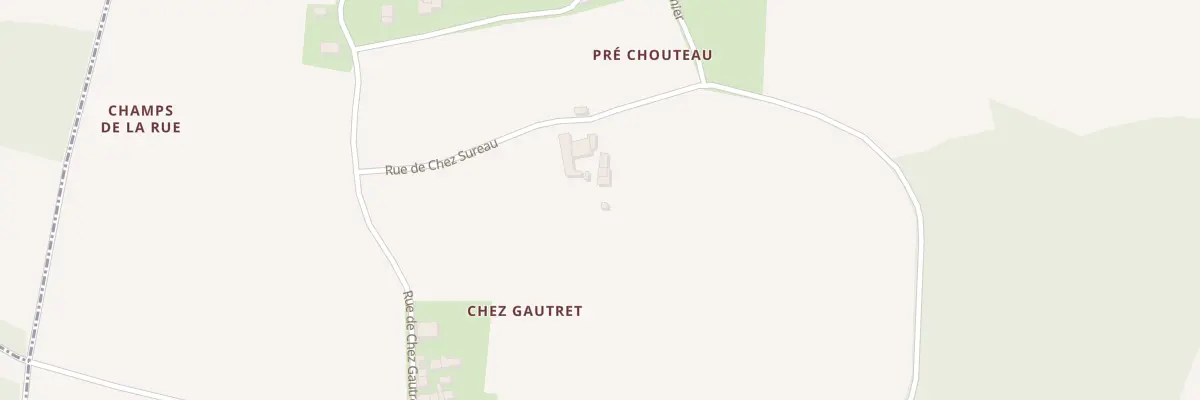 Plan du 3A Rue de Chez Sureau à Bignay