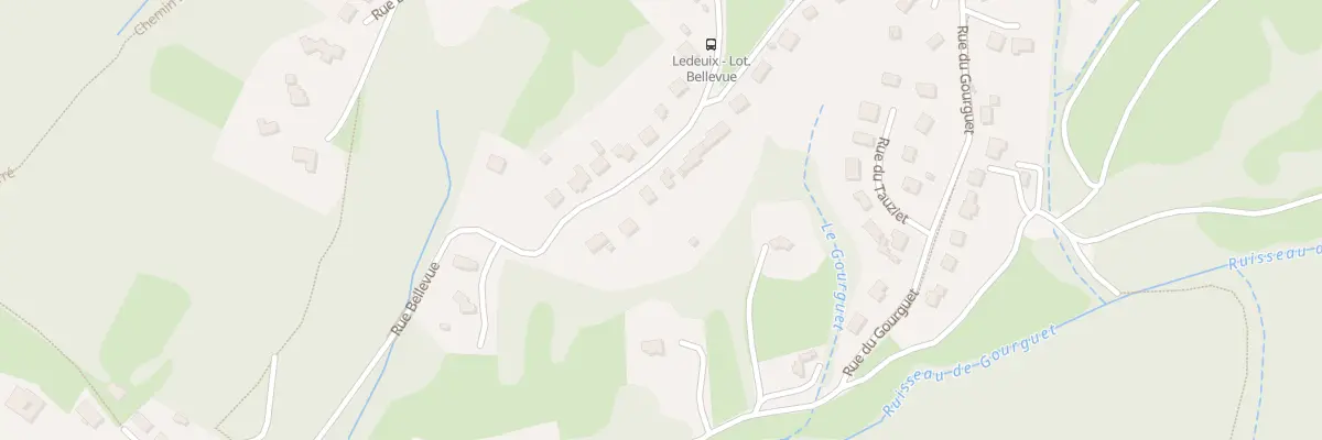 Plan du 12 Rue Bellevue à Ledeuix
