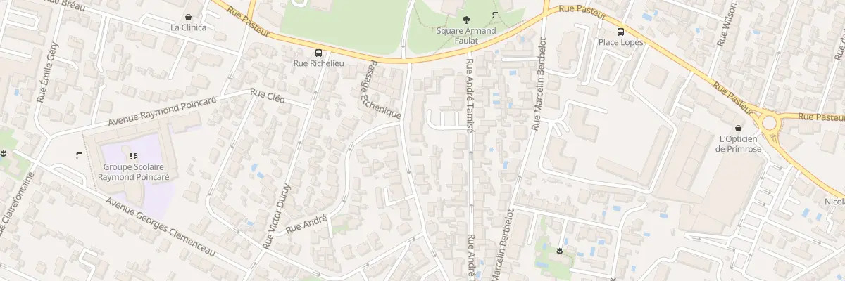 Plan du 20 Rue Etchenique à Bordeaux