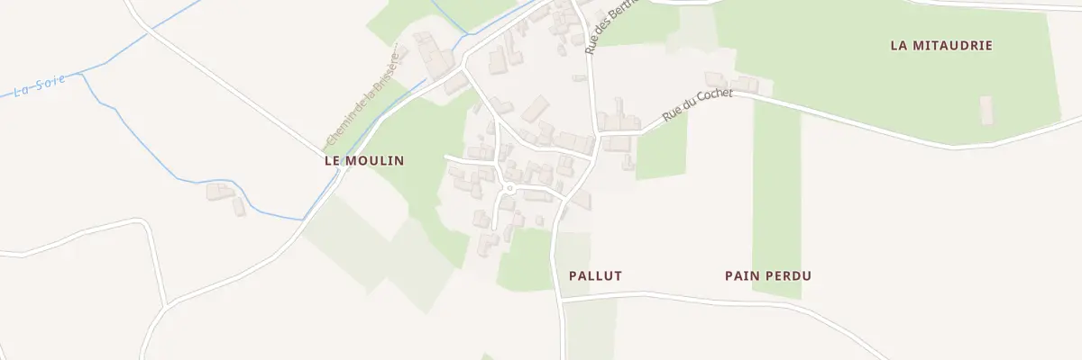 Plan du 2 Rue du Rond-Point à Landes