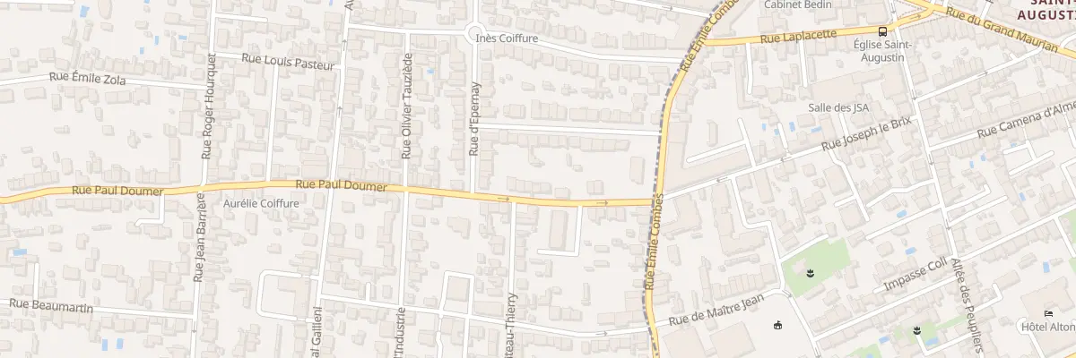 Plan du 11 Rue Paul Doumer à Mérignac