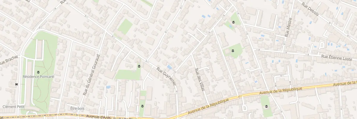 Plan du 55 Rue Jean Grondel à Bordeaux