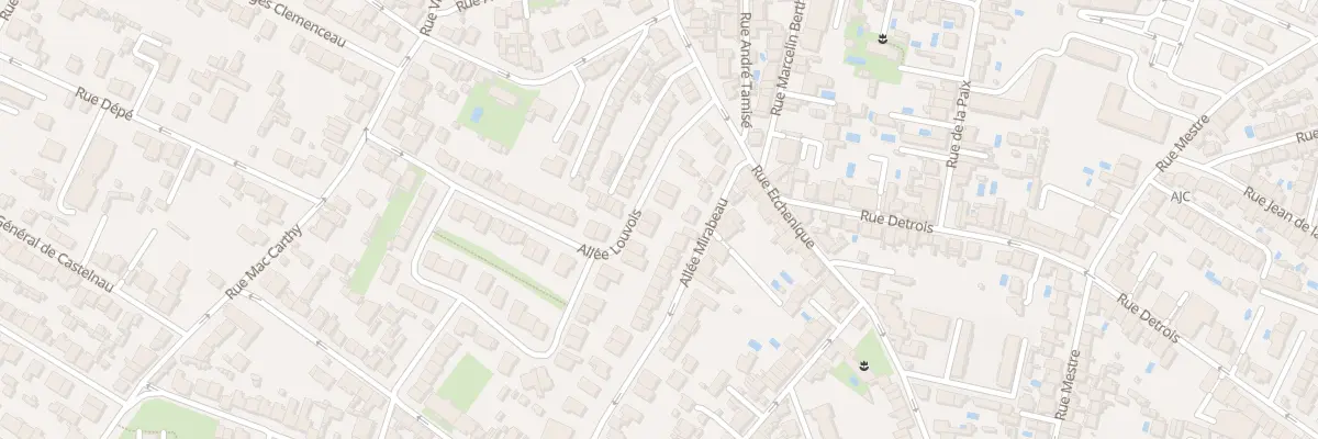 Plan du 29 All Louvois à Bordeaux