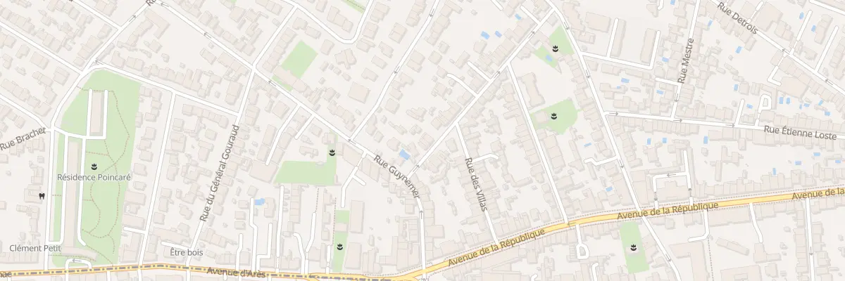 Plan du 57 Rue Jean Grondel à Bordeaux