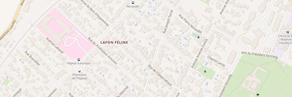 Plan du 33 Rue de l’Observatoire au Bouscat