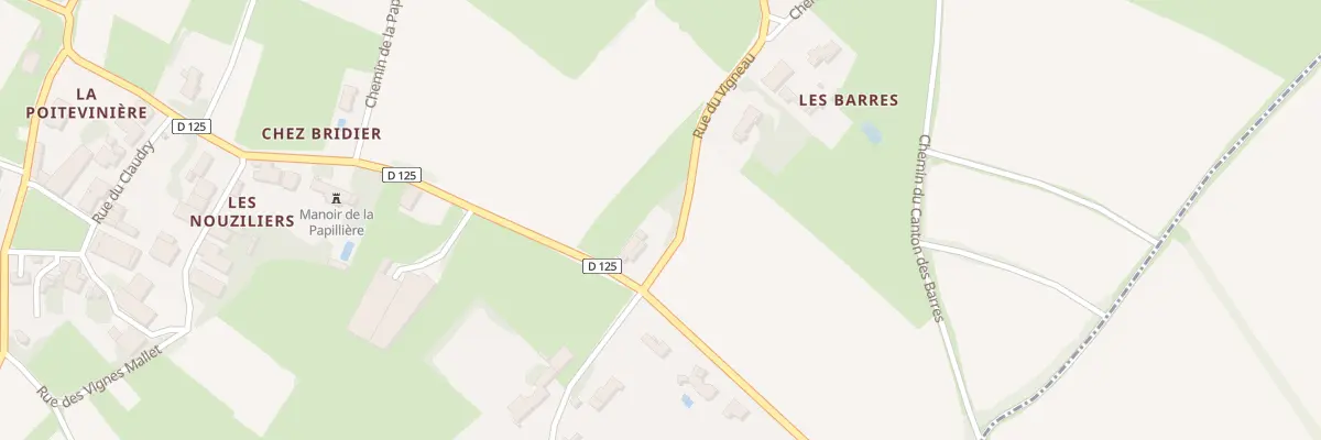 Plan du 35 Rte de la Poitevinière à Préguillac