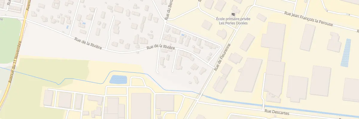 Plan du 143A Rue de la Rivière à Blanquefort