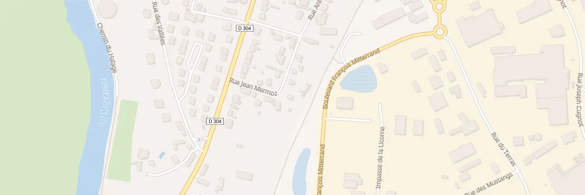 Plan du 315 Rue Antoine de St-Exupery à Mayenne