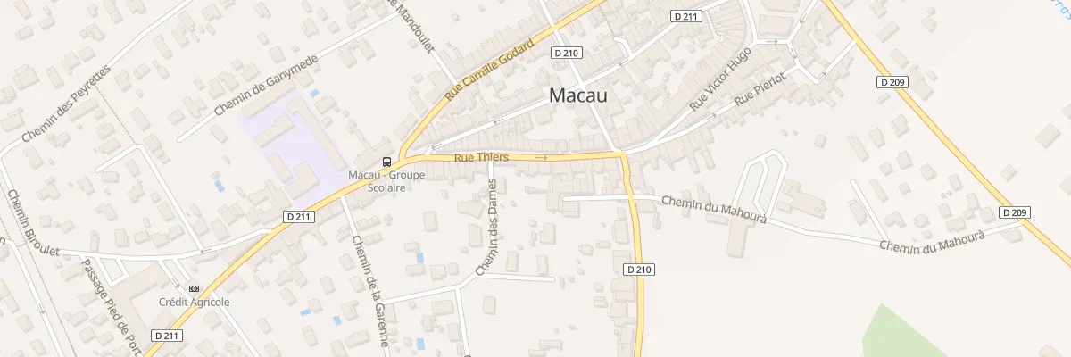Plan du 21 Rue Thiers à Macau