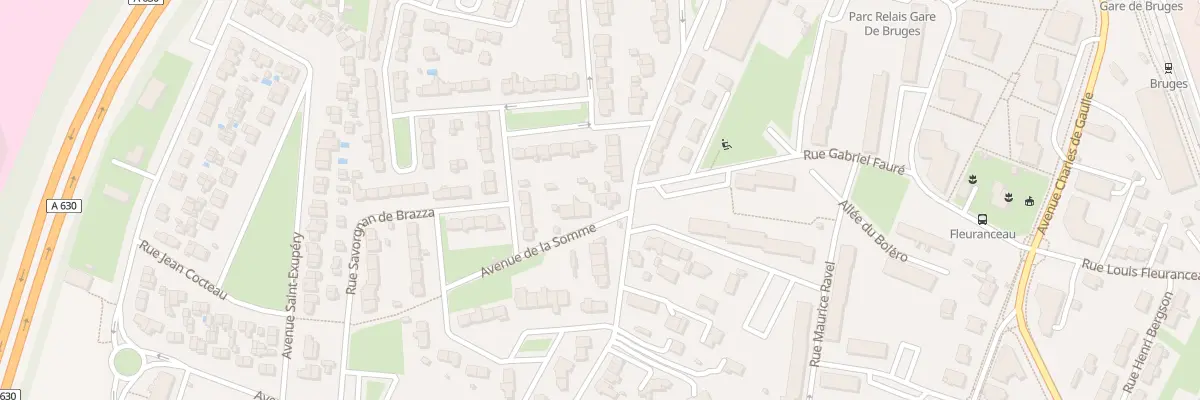 Plan du 3 Av de la Somme à Bruges