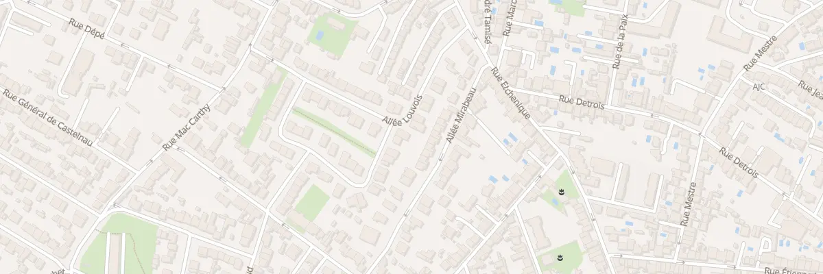 Plan du 2 Rue Professeur Moreau à Bordeaux