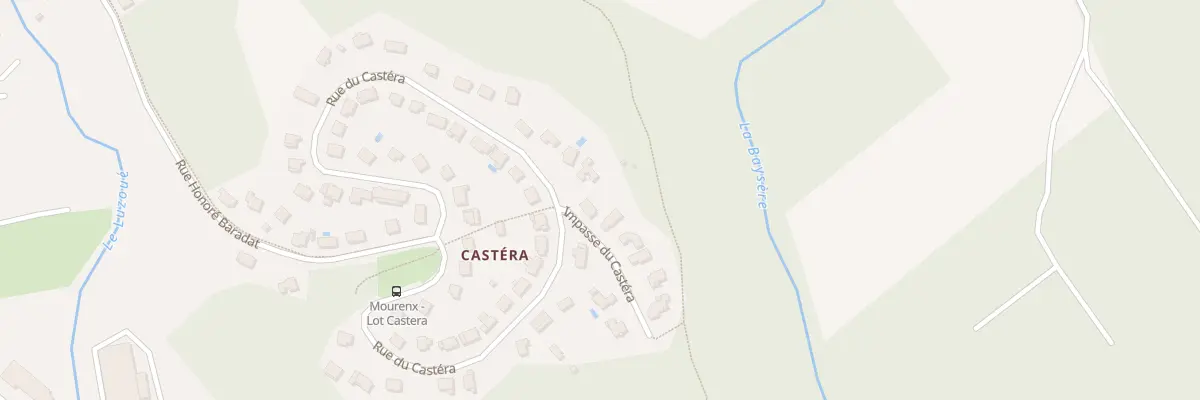 Plan du 37 Rue Du Castera à Mourenx