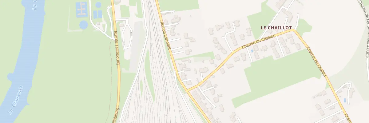 Plan du 130 Rue de Lormont à Saintes
