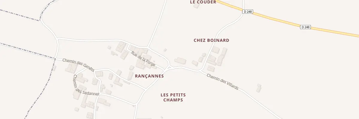 Plan du 8B Rue de Rançannes à Saint-Quantin-de-Rançanne