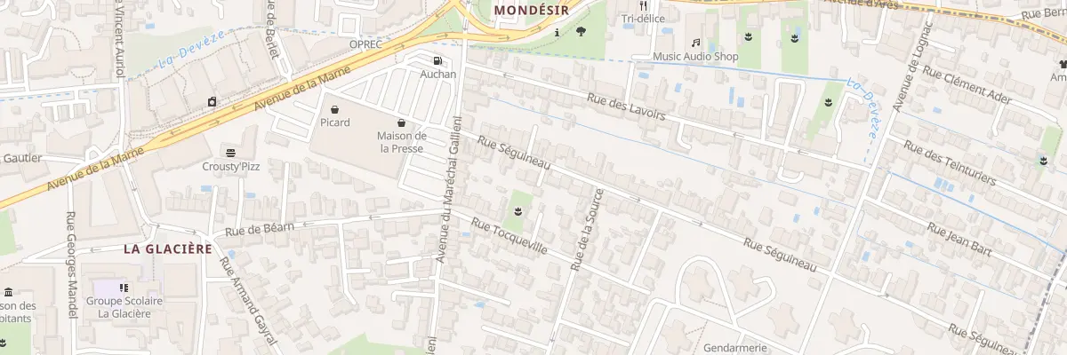 Plan du 19 Rue Seguineau à Mérignac