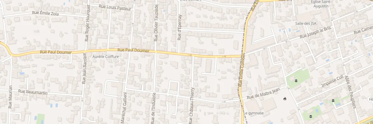 Plan du 20 Rue Paul Doumer à Mérignac