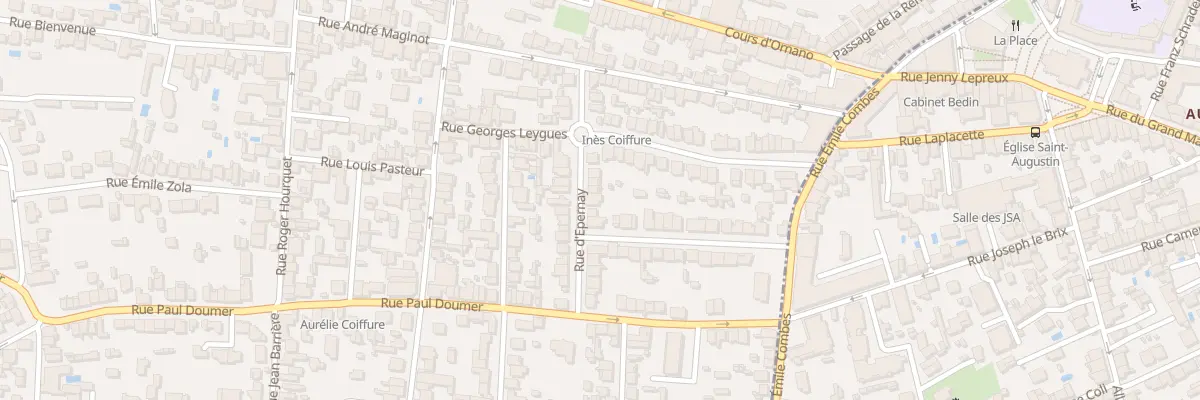 Plan du 16 Rue d’Epernay à Mérignac